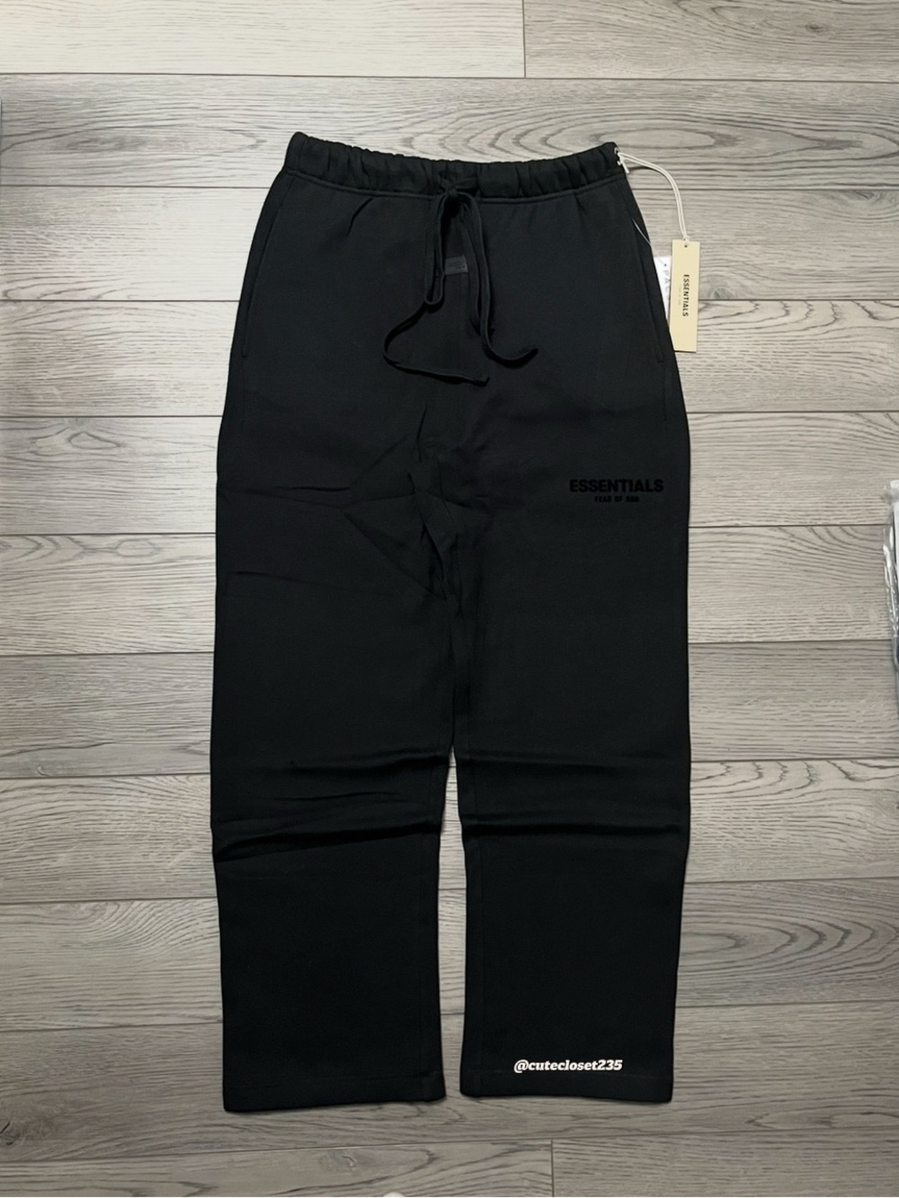 Essentials Fear Of God Black Relaxed Sweatpants Sizes XS & S NWT